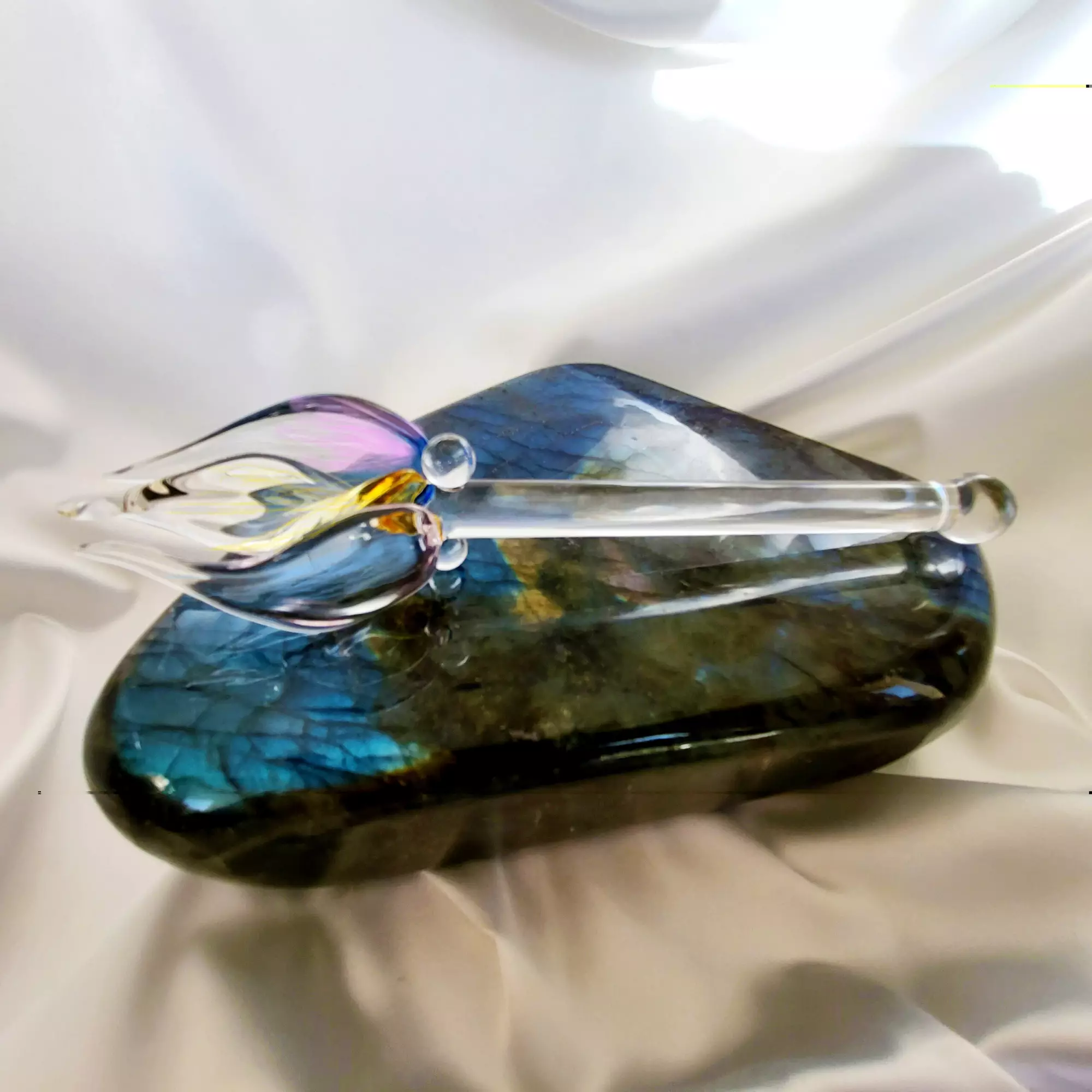 Flamme Labradorite Cristal Flamme Labradorite Cristal